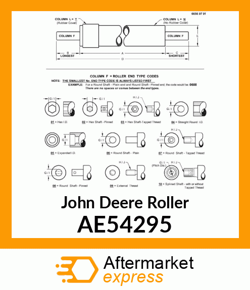 ROLLER, (POSITION 9) AE54295