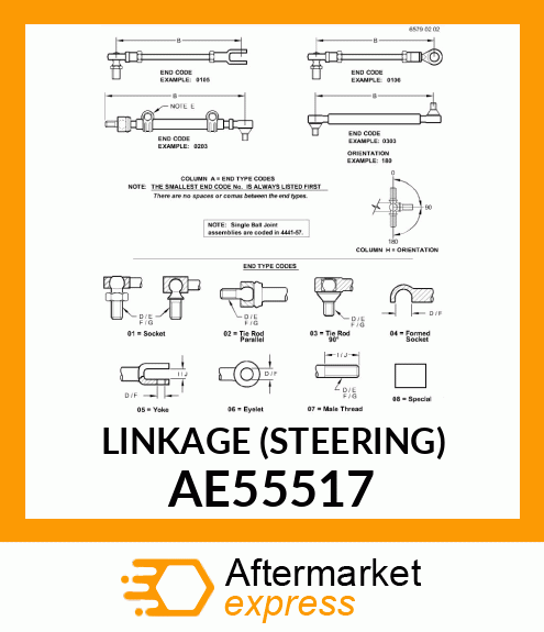 LINKAGE (STEERING) AE55517