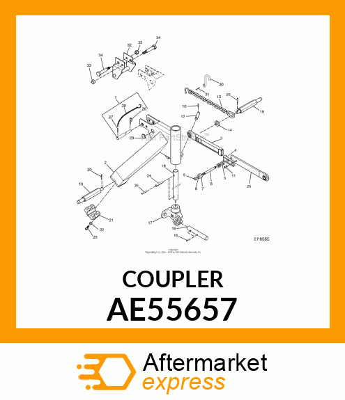 ADAPTER (QUICK COUPLER) AE55657