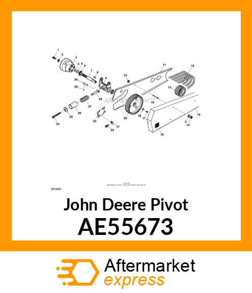 PIVOT (SPRING TENSIONER) AE55673