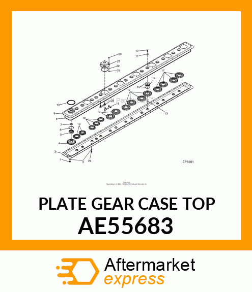 PLATE (GEAR CASE TOP) AE55683