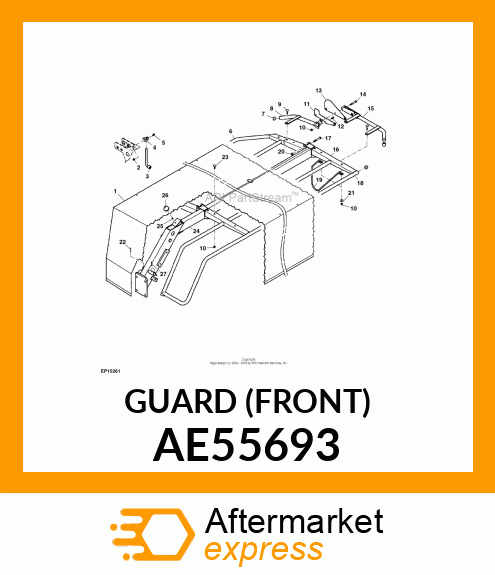 GUARD (FRONT) AE55693