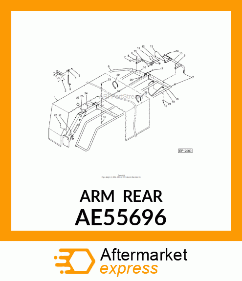ARM (REAR) AE55696