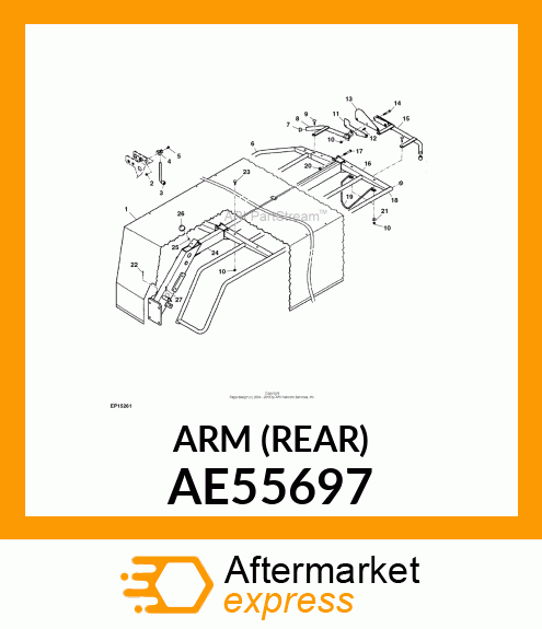 ARM (REAR) AE55697