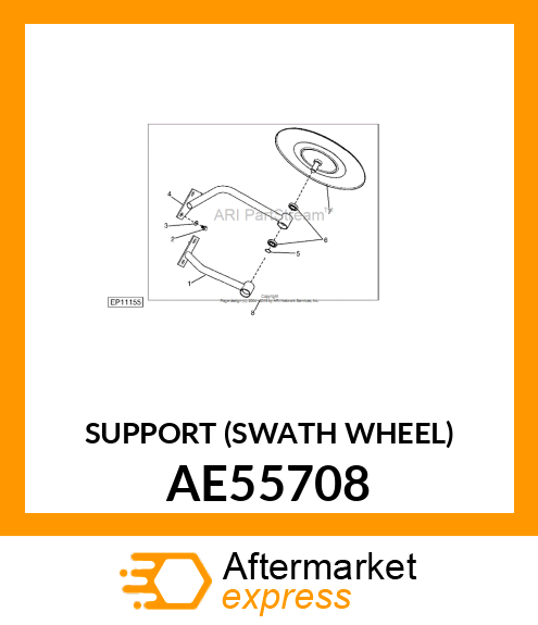 SUPPORT (SWATH WHEEL) AE55708