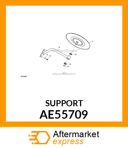 SUPPORT (SWATH WHEEL) AE55709