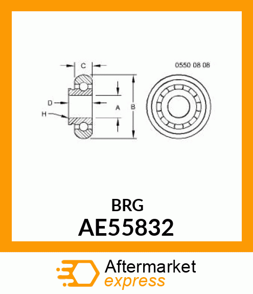 BEARING (POWER SHAFT) AE55832