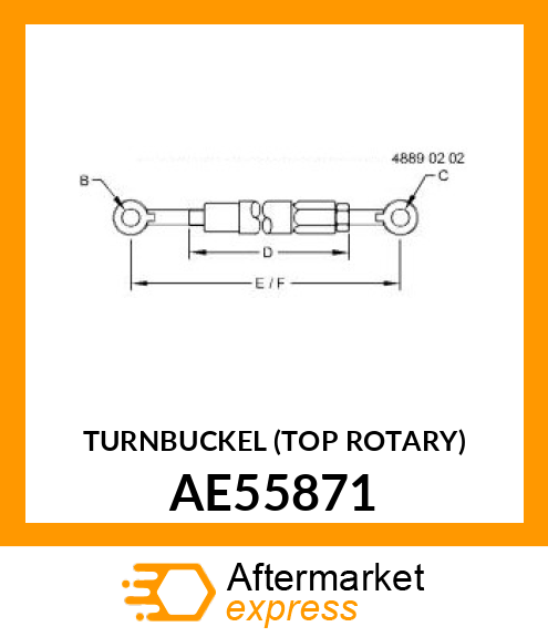 TURNBUCKEL (TOP ROTARY) AE55871