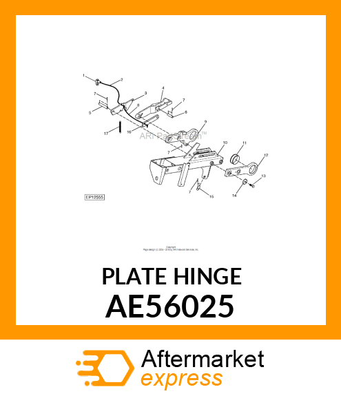 PLATE (HINGE) AE56025
