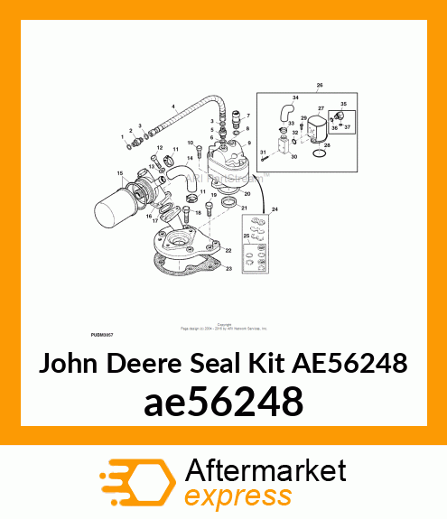 SEAL KIT, GEAR PUMPS ae56248