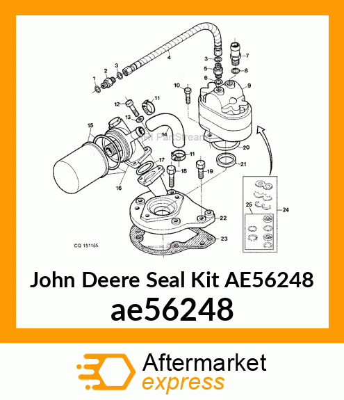 SEAL KIT, GEAR PUMPS ae56248