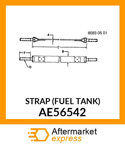 STRAP (FUEL TANK) AE56542