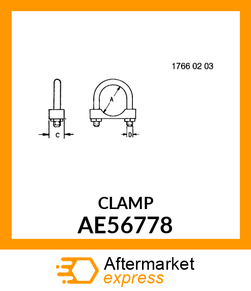 CLAMP ASY (INTAKE TUBE SUPPORT) AE56778