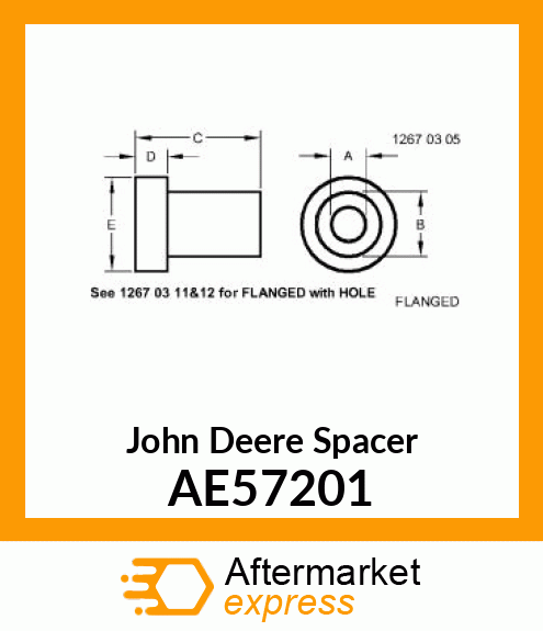 SPACER, (CYLINDER STOP) AE57201