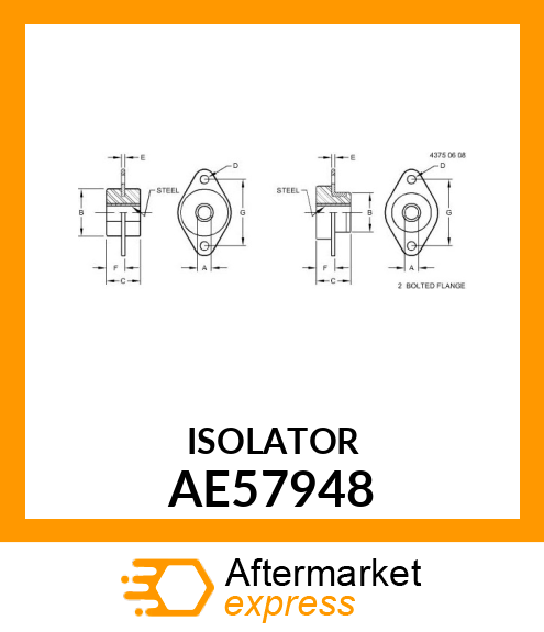 ISOLATOR (REAR CAB MOUNTING) AE57948