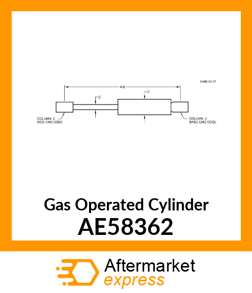 Gas Operated Cylinder AE58362