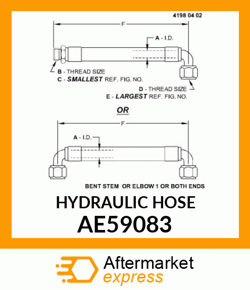Hydraulic Hose AE59083