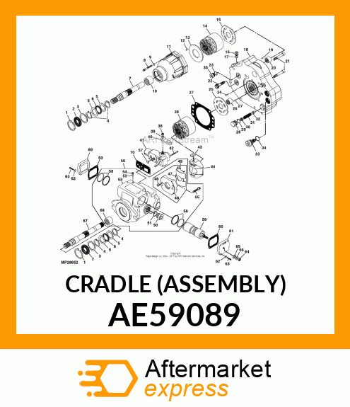 CRADLE (ASSEMBLY) AE59089