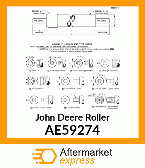 ROLLER, (NO.11 4FT L4 SERVICE) AE59274