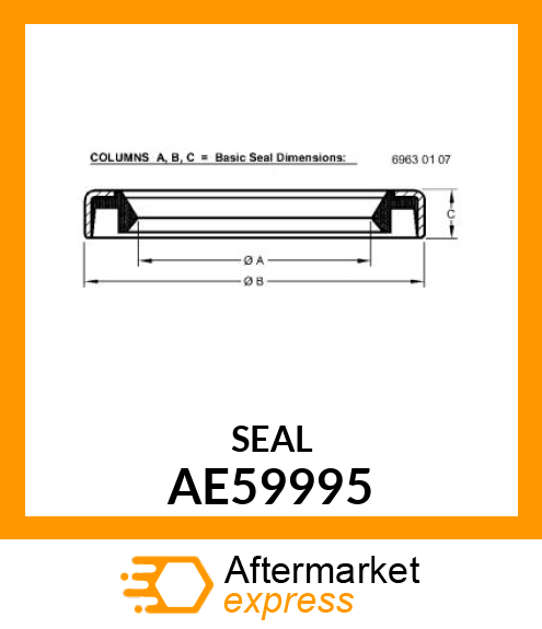 SEAL, OIL SEAL AE59995