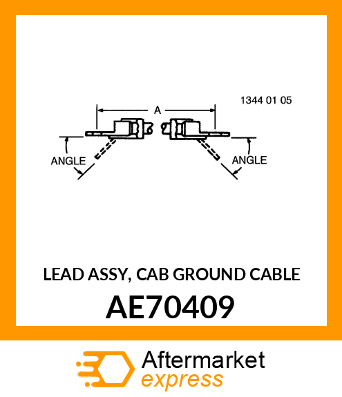 LEAD ASSY, CAB GROUND CABLE AE70409