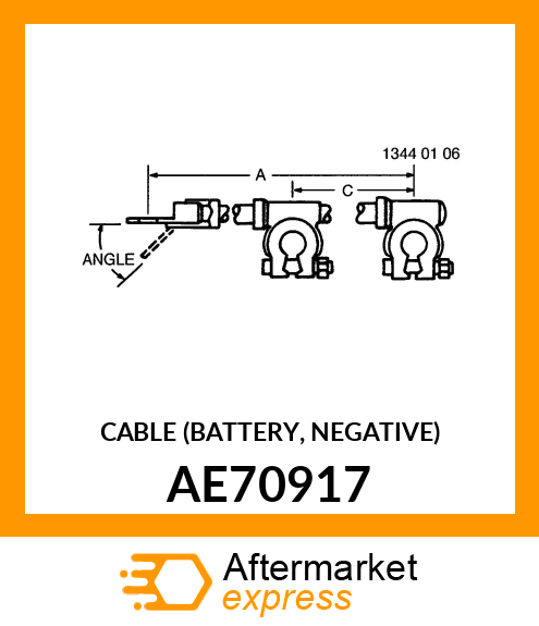 CABLE (BATTERY, NEGATIVE) AE70917
