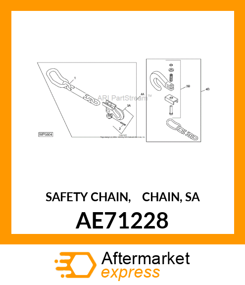 SAFETY CHAIN, CHAIN, SA AE71228