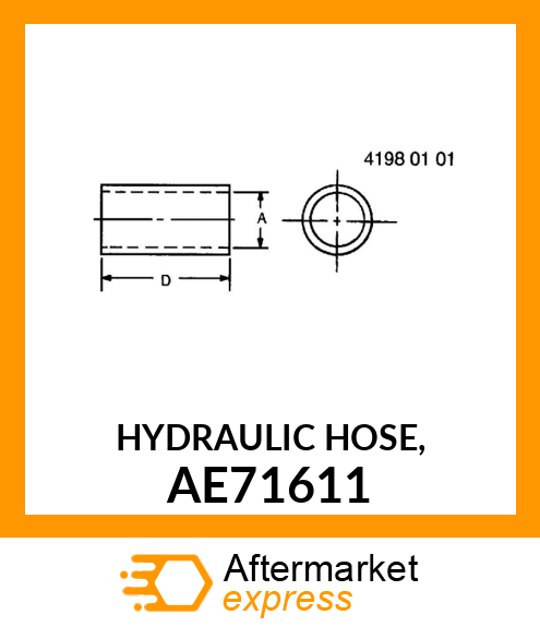 HYDRAULIC HOSE, AE71611