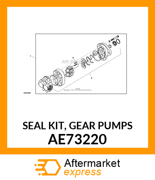 SEAL KIT, GEAR PUMPS AE73220