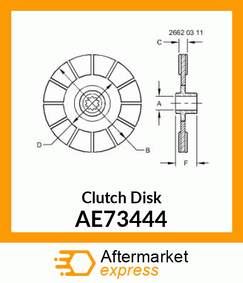Clutch Disk AE73444