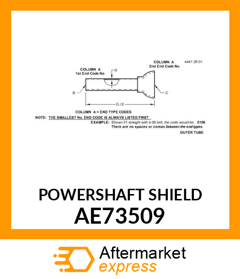 POWERSHAFT SHIELD AE73509