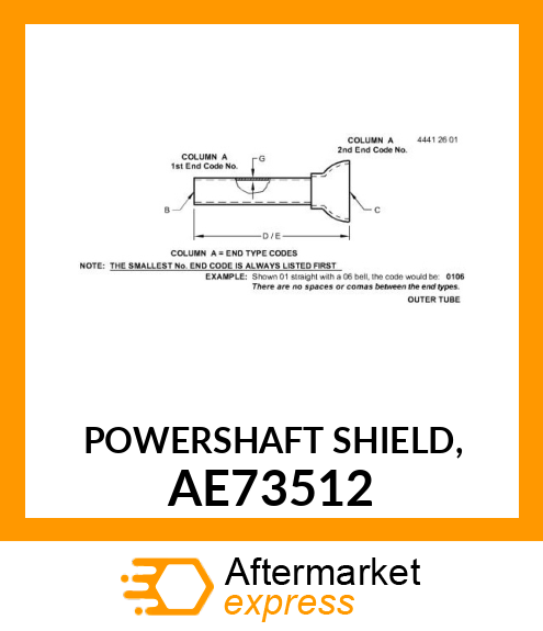 POWERSHAFT SHIELD, AE73512