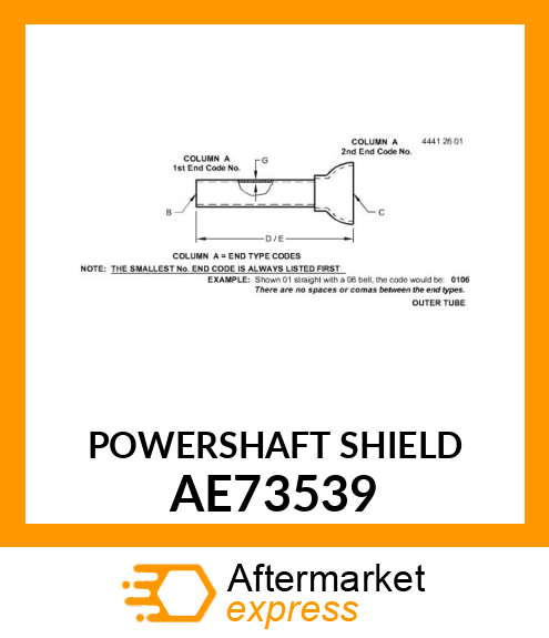 POWERSHAFT SHIELD AE73539