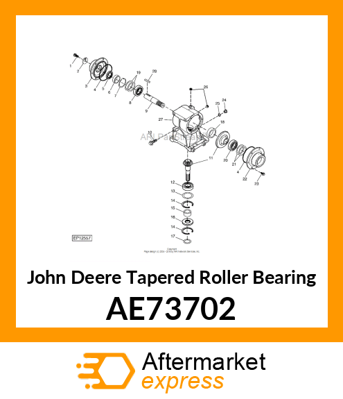 TAPERED ROLLER BEARING, INPUT AE73702