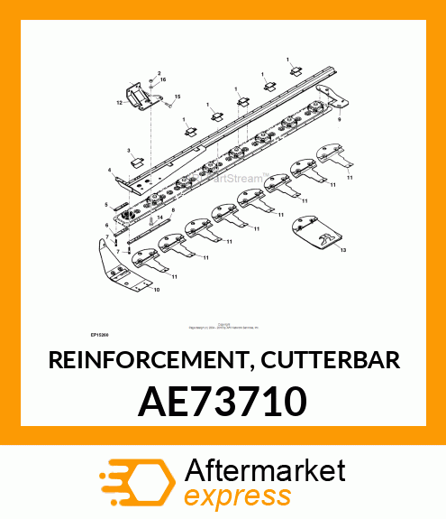 REINFORCEMENT, CUTTERBAR AE73710