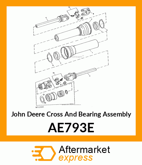 Cross And Bearing Assembly AE793E