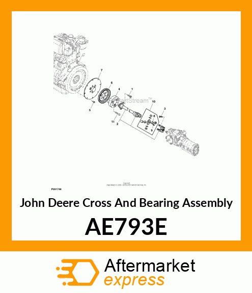 Cross And Bearing Assembly AE793E