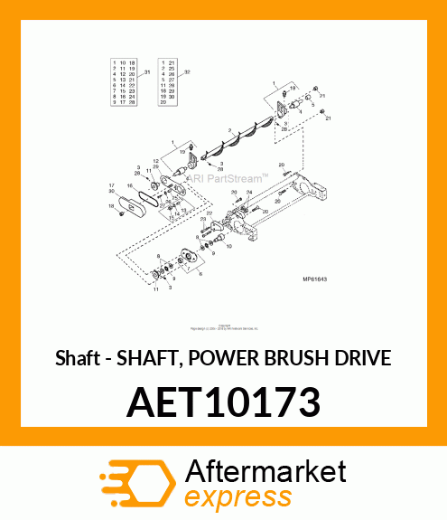 Shaft AET10173