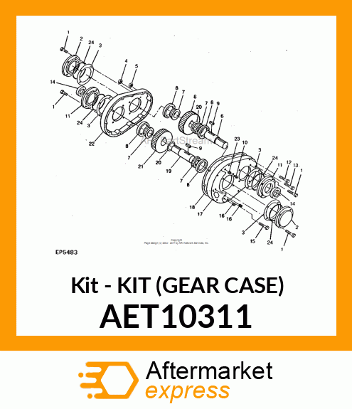 Kit Gear Case AET10311