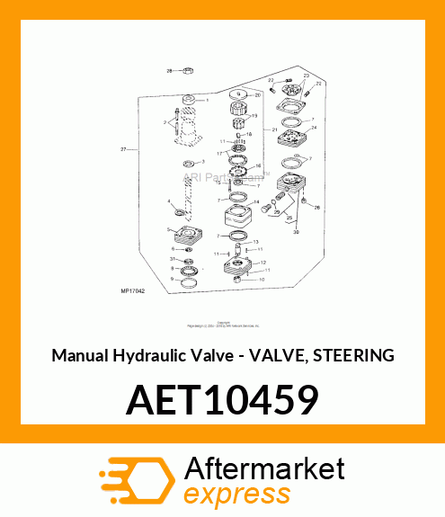 Manual Hydraulic Valve AET10459