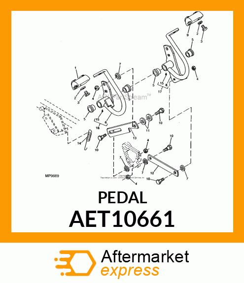 Pedal AET10661