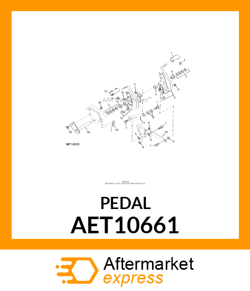 Pedal AET10661