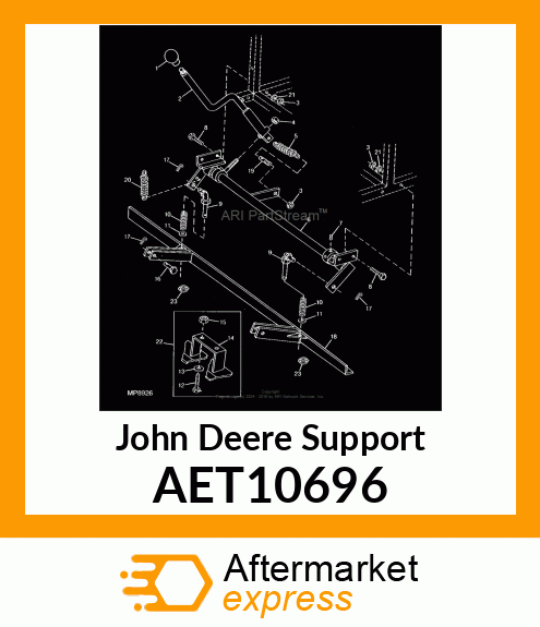 SUPPORT (CULTIVATOR) AET10696