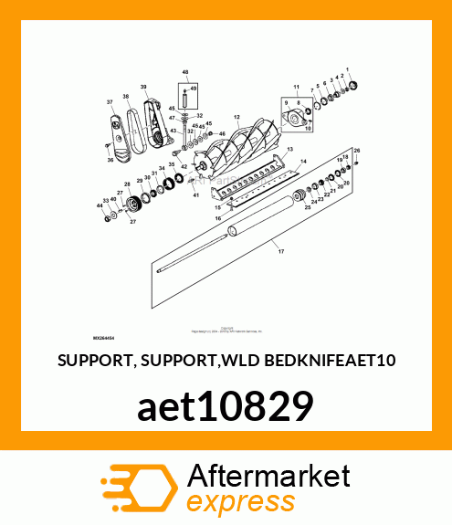 SUPPORT, SUPPORT,WLD BEDKNIFEAET10 aet10829
