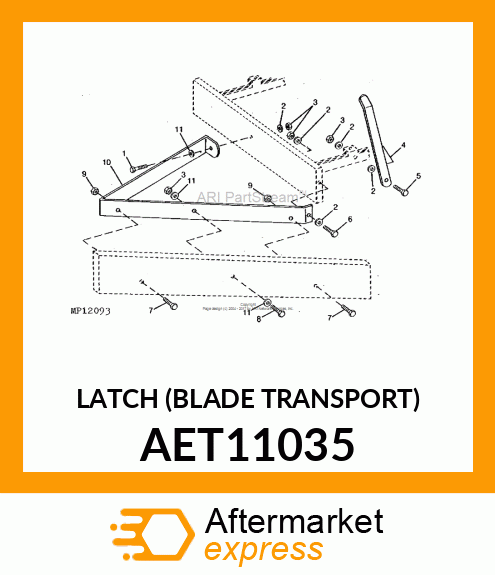 LATCH (BLADE TRANSPORT) AET11035