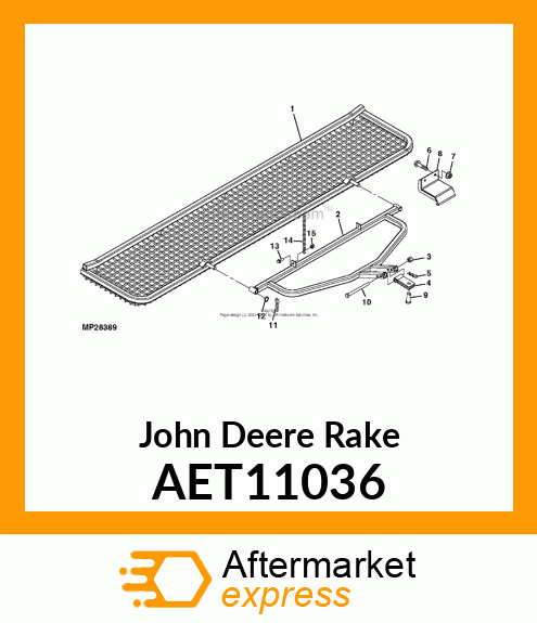 RAKE (BALL FIELD DRAG) AET11036