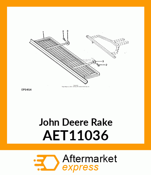 RAKE (BALL FIELD DRAG) AET11036