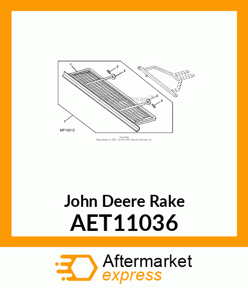 RAKE (BALL FIELD DRAG) AET11036