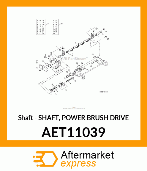 Shaft AET11039