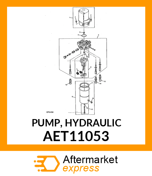 PUMP, HYDRAULIC AET11053